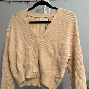 Zara cropped cardigan